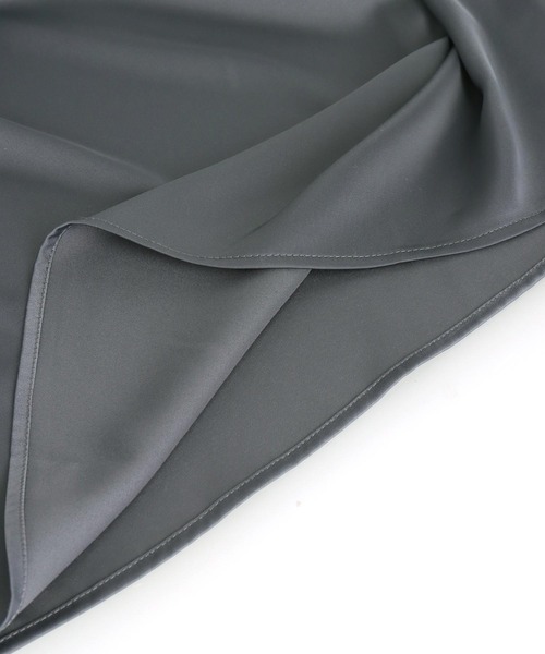 Settimissimo（セッティミッシモ）の「マットサテン ロング キャミソール（キャミソール・レディース・アイボリー/グレー/イエロー・FREE）」の22枚目の写真