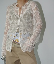 chuclla | エアリー レースカーデ chw25a003(シャツ/ブラウス)