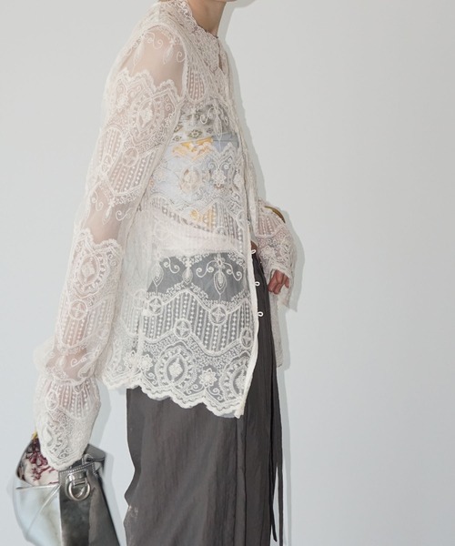 エアリー レースカーデ chw25a003-ファッション通販サイト