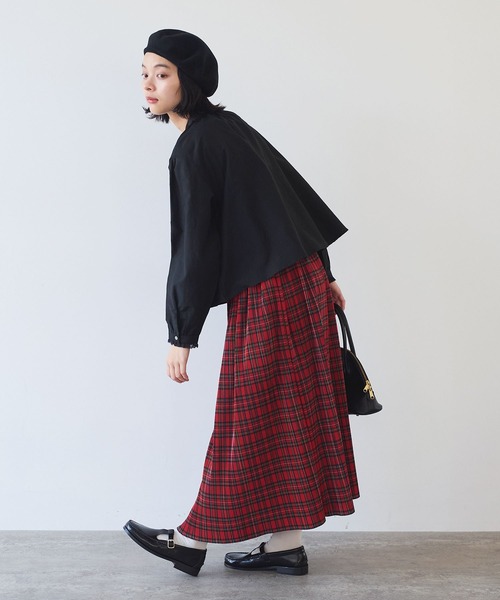 bulle de savon（ビュルデサボン）の「△タータンCHECK プリーツスカート（スカート・レディース・グリーン/レッド/ブルー・FREE）」の10枚目の写真