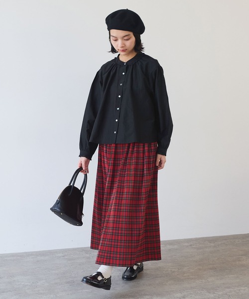bulle de savon（ビュルデサボン）の「△タータンCHECK プリーツスカート（スカート・レディース・グリーン/レッド/ブルー・FREE）」の11枚目の写真