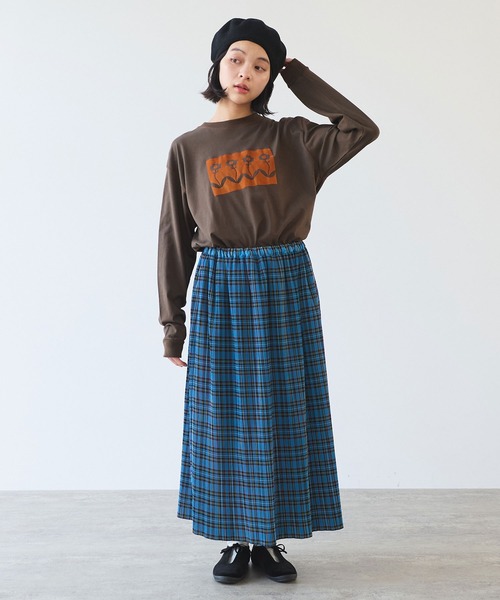 bulle de savon（ビュルデサボン）の「△タータンCHECK プリーツスカート（スカート・レディース・グリーン/レッド/ブルー・FREE）」の19枚目の写真