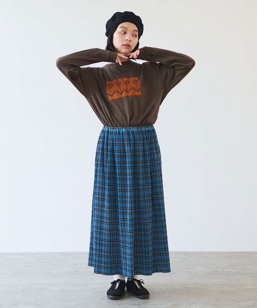 bulle de savon（ビュルデサボン）の「△タータンCHECK プリーツスカート（スカート・レディース・グリーン/レッド/ブルー・FREE）」の20枚目の写真