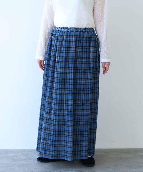 △タータンCHECK プリーツスカート（スカート）｜bulle de savon