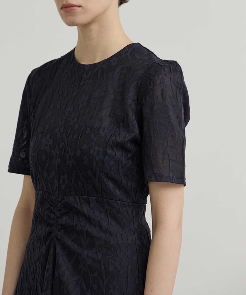 ワンピース JACQUARD VELVET SHORT DRESS 05103-