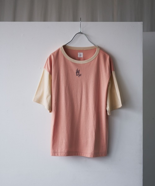oll(オール)の「mirror T(Tシャツ/カットソー・レディース・ベビーピンク/ライトイエロー・FREE)」の4枚目の写真