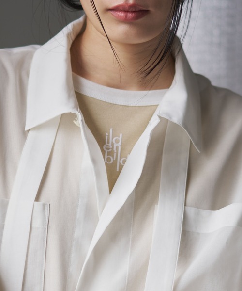 oll(オール)の「mirror T(Tシャツ/カットソー・レディース・ベビーピンク/ライトイエロー・FREE)」の10枚目の写真