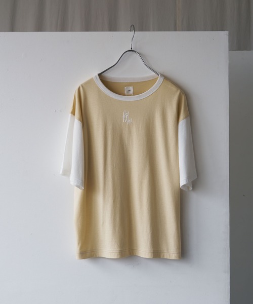 oll(オール)の「mirror T(Tシャツ/カットソー・レディース・ベビーピンク/ライトイエロー・FREE)」の3枚目の写真