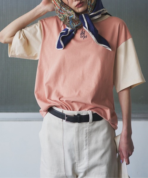 oll(オール)の「mirror T(Tシャツ/カットソー・レディース・ベビーピンク/ライトイエロー・FREE)」の14枚目の写真