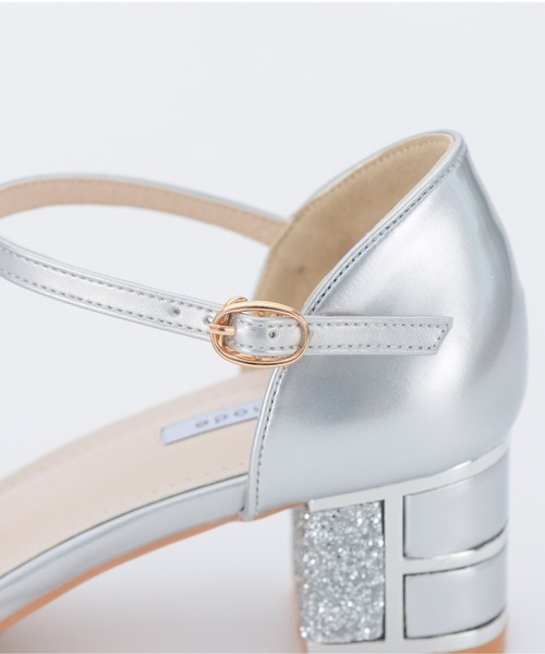 PREFERIR（プレフェリール）の「ラインストーンレースチャンキーヒール　結婚式パーティーオケージョン　パンプス（パンプス・レディース・ブラック/シルバー/ゴールド・23.5cm/23.0cm/24.0cm/24.5㎝/22.5cm）」の17枚目の写真