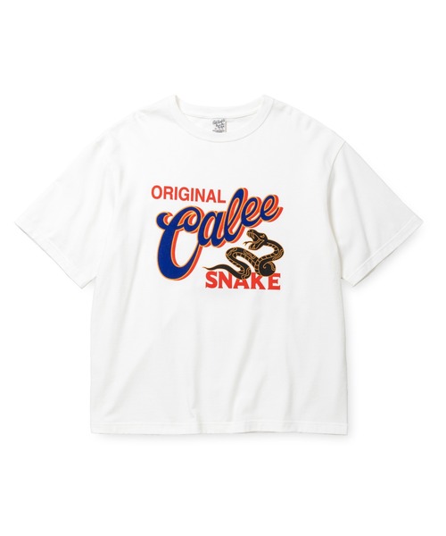 【CALEE】Tシャツ CALEE(キャリー) Tシャツ Drop shoulder logo embroidery t