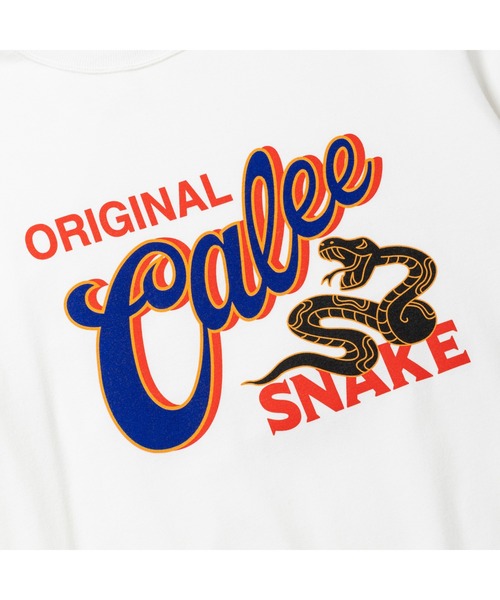 SNAKE LOGO DROP S/S TEE（Tシャツ/カットソー）｜CALEE