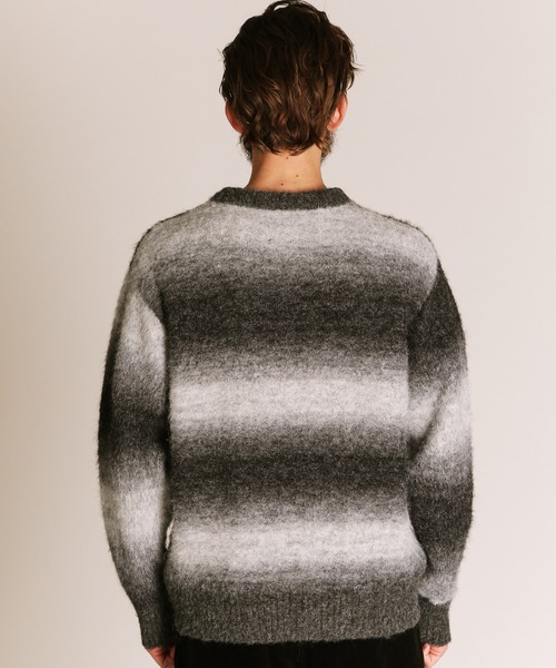 セール】Schott/ショット/GRADATION CREW KNIT/グラデーション クルー