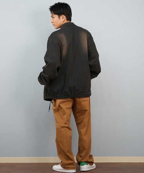 DC（ディーシー）の「DC/ディーシー 25 COACHES JACKET デニム コーチジャケット DJK254028（ブルゾン・メンズ・インディゴブルー/ケミカルウォッシュ/ブラック系その他・XL/L/M）」の19枚目の写真