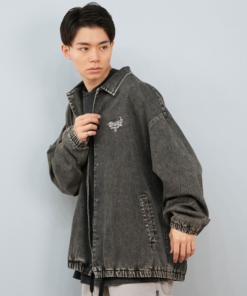 COACH デニムジャケット M デニムコーチジャケット コーチジャケット」に該当するデニム