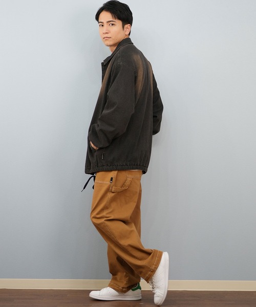 DC（ディーシー）の「DC/ディーシー 25 COACHES JACKET デニム コーチジャケット DJK254028（ブルゾン・メンズ・インディゴブルー/ケミカルウォッシュ/ブラック系その他・XL/L/M）」の18枚目の写真