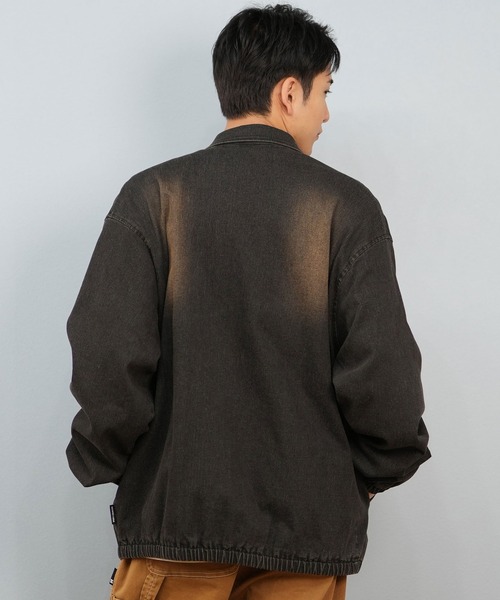 DC（ディーシー）の「DC/ディーシー 25 COACHES JACKET デニム コーチジャケット DJK254028（ブルゾン・メンズ・インディゴブルー/ケミカルウォッシュ/ブラック系その他・XL/L/M）」の15枚目の写真