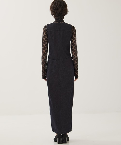 セール】【CLANE/クラネ】LADY DENIM N/S ONEPIECE/デニムワンピース