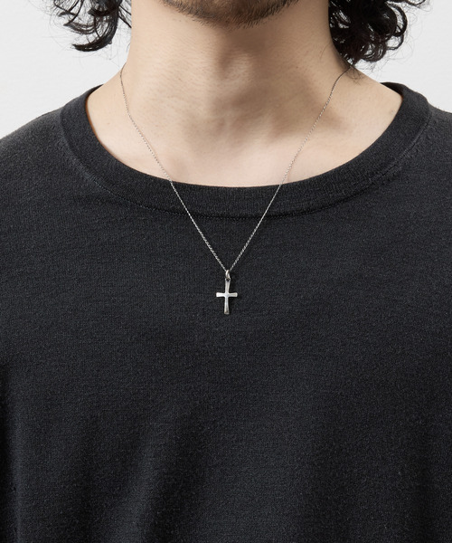 HARIM(ハリム)の「HARIM ハリム / CHARM CROSS PENDANT シルバー925クロスネックレス オキシデーション / HRPM003 OX(ネックレス・メンズ・シルバー・FREE)」の4枚目の写真