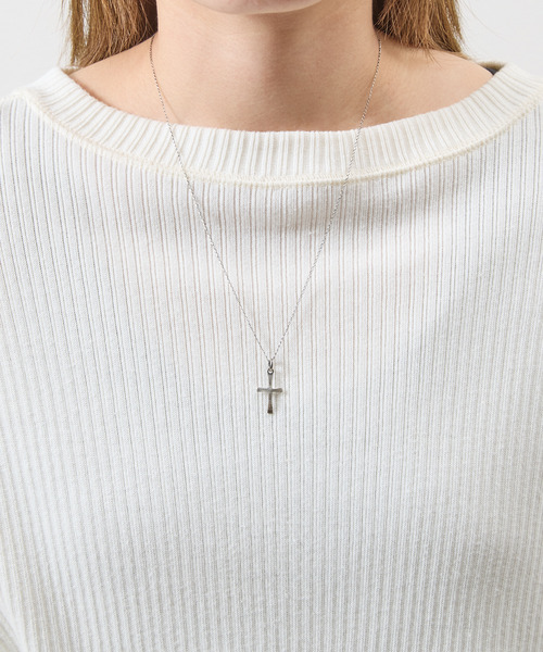 HARIM(ハリム)の「HARIM ハリム / CHARM CROSS PENDANT シルバー925クロスネックレス オキシデーション / HRPM003 OX(ネックレス・メンズ・シルバー・FREE)」の5枚目の写真