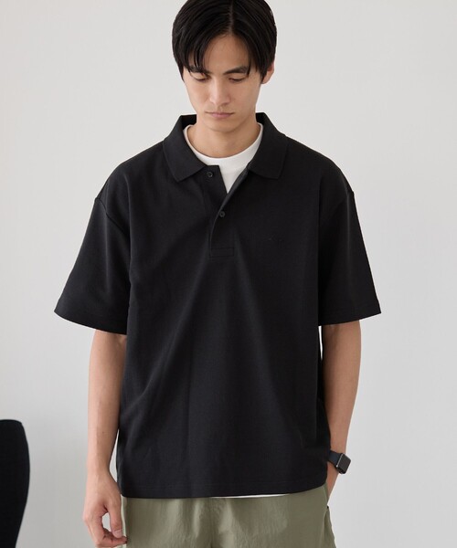 coen（コーエン）の「【CEC】ロゴ刺繍カノコポロシャツ（ポロシャツ・メンズ・ホワイト/ブラック/グレー/モカ・M/L/XL）」の2枚目の写真