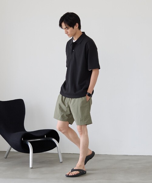 coen（コーエン）の「【CEC】ロゴ刺繍カノコポロシャツ（ポロシャツ・メンズ・ホワイト/ブラック/グレー/モカ・M/L/XL）」の15枚目の写真