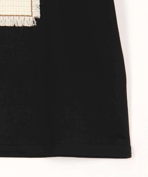 NICOLE white（ニコルホワイト）の「刺繍デザインTシャツ（Tシャツ/カットソー・レディース・オフホワイト/ブラック/ブルー・FREE）」の18枚目の写真