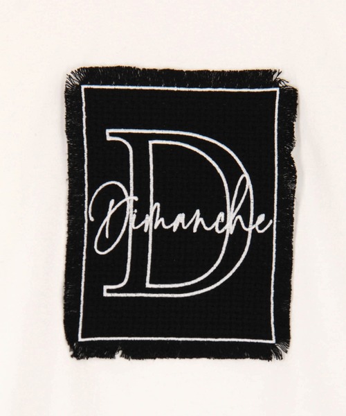 NICOLE white（ニコルホワイト）の「刺繍デザインTシャツ（Tシャツ/カットソー・レディース・オフホワイト/ブラック/ブルー・FREE）」の19枚目の写真