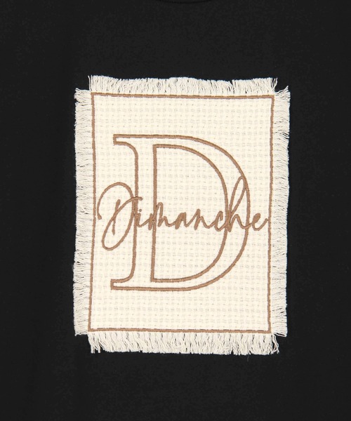 NICOLE white（ニコルホワイト）の「刺繍デザインTシャツ（Tシャツ/カットソー・レディース・オフホワイト/ブラック/ブルー・FREE）」の20枚目の写真