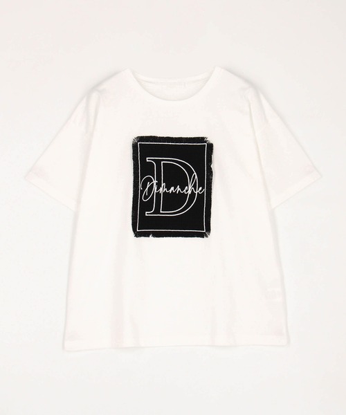 CCロゴビーズ刺繍ホワイトTシャツ ワンポイント刺繍 Tシャツ（スプレーアート） / PlayStation