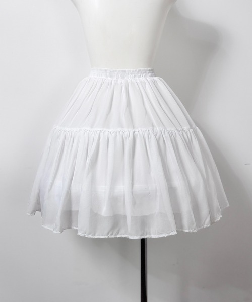 MAISON SELECT(メゾンセレクト)の「6A8 ボーンパニエ(スカート・レディース・ホワイト/ブラック・ONESIZE)」の5枚目の写真