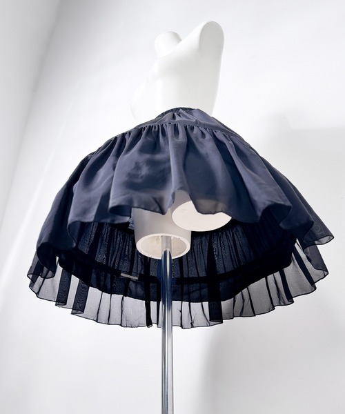 MAISON SELECT(メゾンセレクト)の「6A8 ボーンパニエ(スカート・レディース・ホワイト/ブラック・ONESIZE)」の11枚目の写真