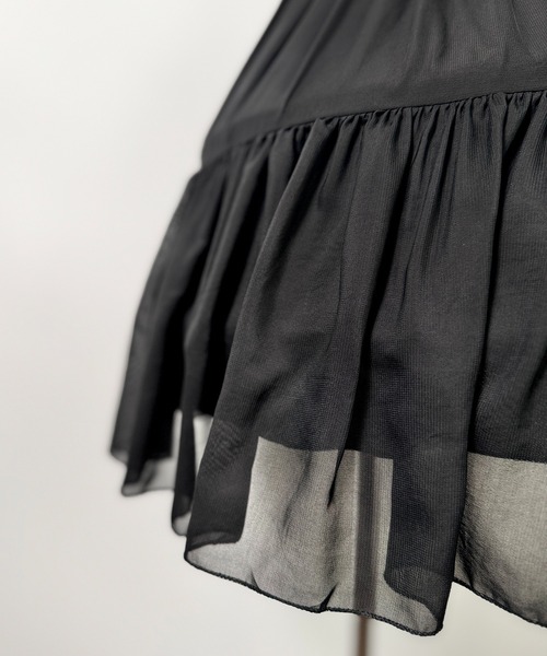 MAISON SELECT(メゾンセレクト)の「6A8 ボーンパニエ(スカート・レディース・ホワイト/ブラック・ONESIZE)」の12枚目の写真