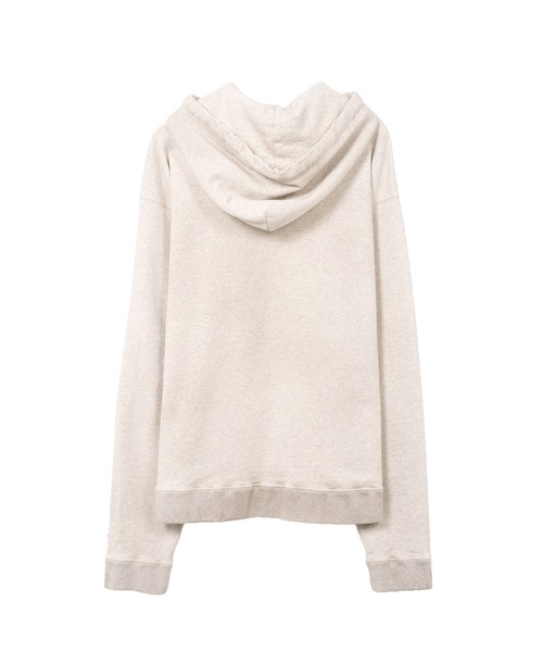 Maison MIHARA YASUHIRO（メゾンミハラヤスヒロ）の「Dog Printed Embellished Distressed Hoodie（スウェット・メンズ・ホワイト/ブラック・48/46/44）」の13枚目の写真