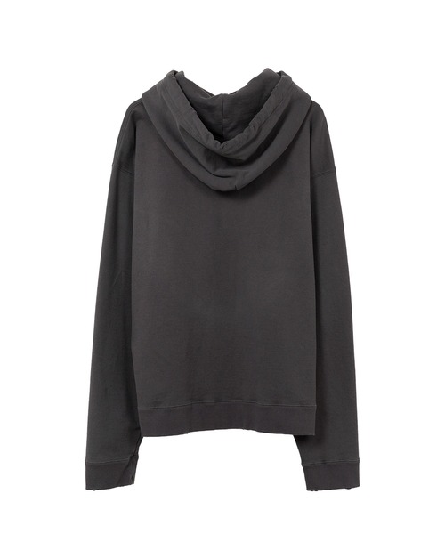 Maison MIHARA YASUHIRO（メゾンミハラヤスヒロ）の「Dog Printed Embellished Distressed Hoodie（スウェット・メンズ・ホワイト/ブラック・48/46/44）」の6枚目の写真