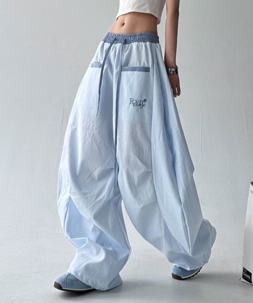 セール】ギンガムチェックワイドカーゴパンツ（カーゴパンツ）｜MONO8