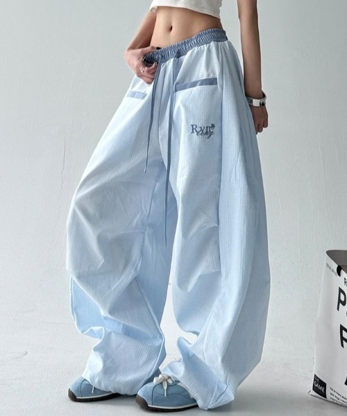 カーゴパンツ ワイドパンツ 9色 XS-XL 無地 ゆったり 25zm258 セール】【neos -addictive design-】ワイドシルエット サイド