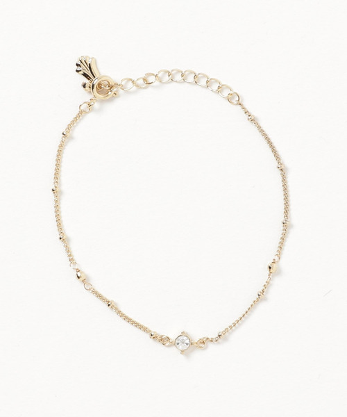 Phoebe(フィービィー)の「エレガントジュエルビジューブレスレット ゴールド(ブレスレット・レディース・イエローゴールド・FREE)」の5枚目の写真