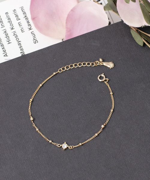 Phoebe(フィービィー)の「エレガントジュエルビジューブレスレット ゴールド(ブレスレット・レディース・イエローゴールド・FREE)」の2枚目の写真