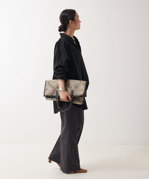 journal standard L'essage(ジャーナルスタンダードレサージュ)の「《セット》シアーストライプ/ムジシャツ&キャミブラウス(シャツ/ブラウス・レディース・ブラック/アイボリー・FREE)」の11枚目の写真