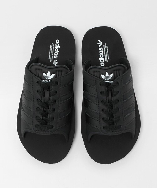 adidas Originals(アディダスオリジナルス)の「<adidas Originals>GAZELLE BEACH W(サンダル・レディース・ブラック/ホワイト・24.5cm/25.5cm/22.5cm/23.5cm)」の4枚目の写真