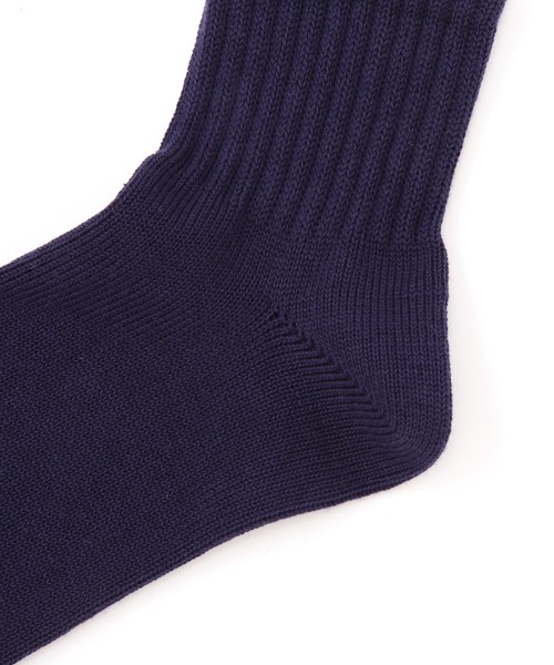 MHL.（エムエイチエル）の「MHL TRAINER SCOKS（ソックス/靴下・メンズ・ベージュ/ネイビー/オフホワイト・FREE）」の5枚目の写真