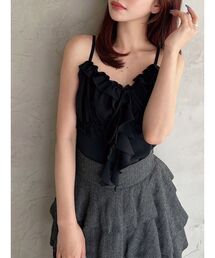 RESEXXY | バストギャザーカスケードキャミ(キャミソール)