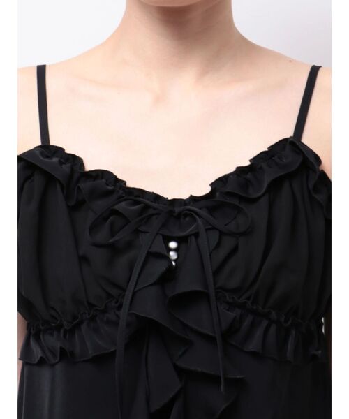 RESEXXY（リゼクシー）の「バストギャザーカスケードキャミ（キャミソール・レディース・ブラック/ピンク/ホワイト・FREE）」の20枚目の写真