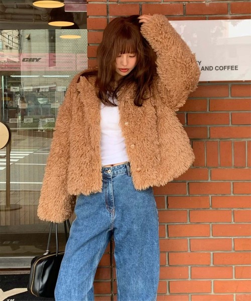 titivate（ティティベイト）の「中綿キルティングプードルフェイク