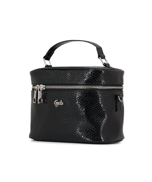GYDA（ジェイダ）の「GYDA(ジェイダ)2WAYバニティバッグ ショルダーバッグ GY-B365 パイソンエンボス（ショルダーバッグ・レディース・ブラック/レッド/パイソン・FREE）」の5枚目の写真