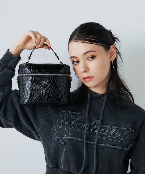 GYDA（ジェイダ）の「GYDA(ジェイダ)2WAYバニティバッグ ショルダーバッグ GY-B365 パイソンエンボス（ショルダーバッグ・レディース・ブラック/レッド/パイソン・FREE）」の20枚目の写真