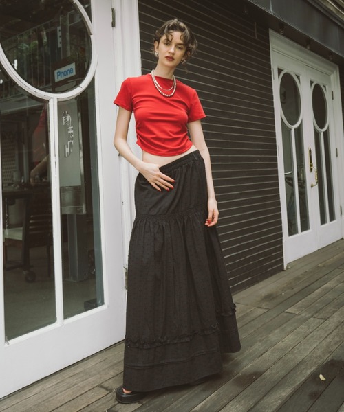 HANNE(アン)の「ティアードボリュームスカート(スカート・レディース・ブラック/ホワイト/その他1・SMALL/MEDIUM)」の17枚目の写真
