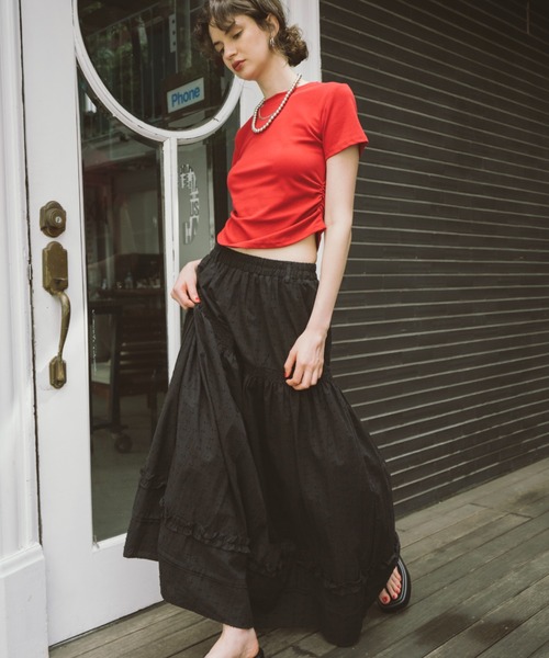 HANNE(アン)の「ティアードボリュームスカート(スカート・レディース・ブラック/ホワイト/その他1・SMALL/MEDIUM)」の21枚目の写真