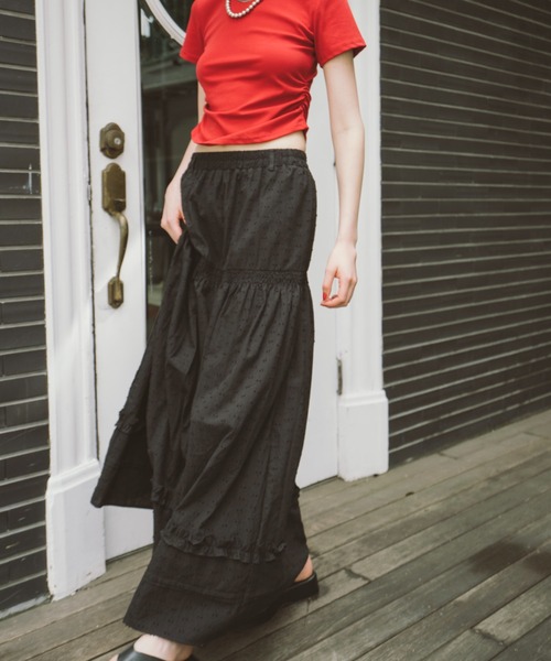 HANNE(アン)の「ティアードボリュームスカート(スカート・レディース・ブラック/ホワイト/その他1・SMALL/MEDIUM)」の22枚目の写真
